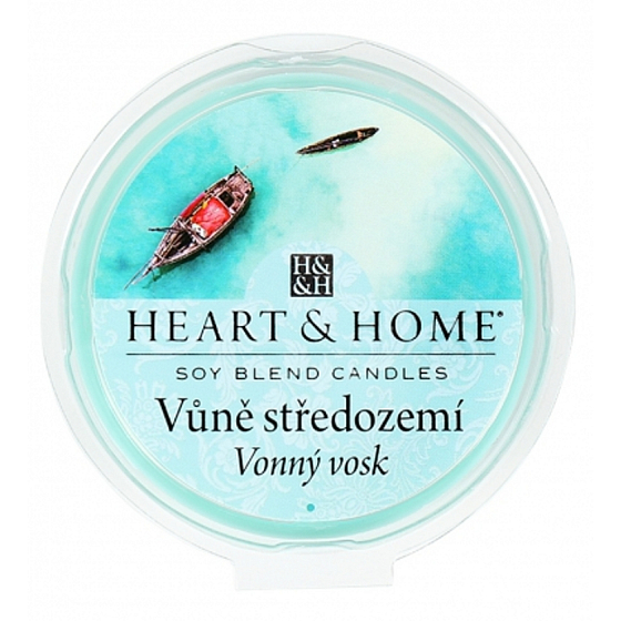 Heart & Home Duft des Mittelmeers Sojawachs Duftwachs 27 g