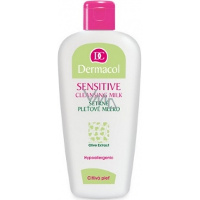 Dermacol Sensitive Cleansing Milk sanfte Hautlotion für empfindliche Haut 200 ml