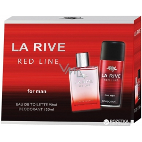 La Rive Red Line Eau de Toilette für Männer 90 ml + Deodorant Spray 150 ml, Geschenkset