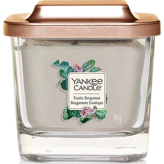 Yankee Candle Exotic Bergamot - Exotische Bergamotte Soja Duftkerze Elevation Kleines Glas 1 Docht 96 g