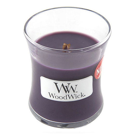 WoodWick Feigen - Feigen Duftkerze mit Holzdocht und Deckelglas klein 85 g