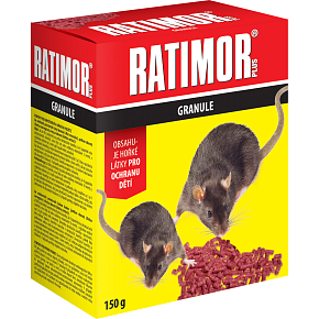Ratimor Plus Bromadiolon Rattenbekämpfungsmittel, Granulat, 150 g Ratimor Plus Bromadiolon Rattenbekämpfungsmittel, Granulat, 150 g
