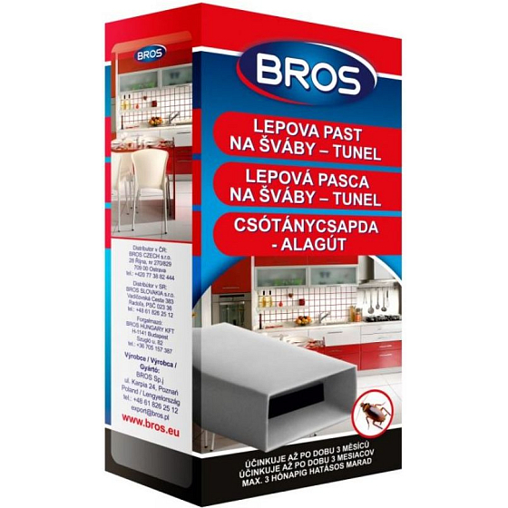 Bros Leimfalle für Kakerlaken - Tunnel 1 Stück