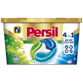 Persil Discs Reguläre 4in1 Kapseln zum Waschen von weißen und farbechten Wäscheboxen 11 Dosen 275 g