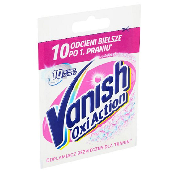 Vanish Oxi Action Weißer Fleckentferner Puderbeutel 30g
