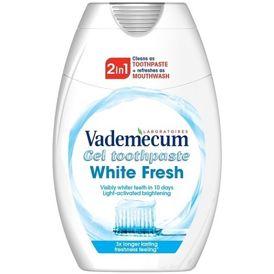 Vademecum White Fresh 2 in 1 Gel Zahnpasta 75 ml