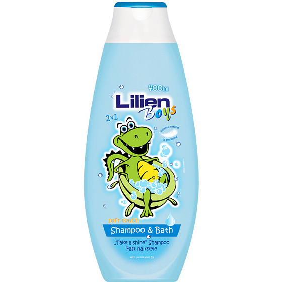 Lilien Boys Shampoo und Badeschaum 2in1 für Jungen 400 ml