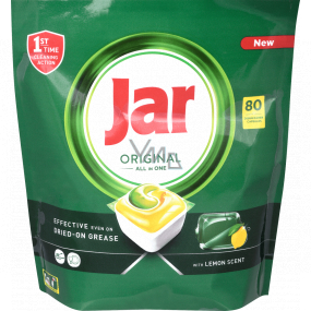 Jar Original All in One Zitronenkapseln für Geschirrspüler 80 Stück