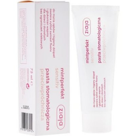 Ziaja Mintperfect Sensitive Zahnpasta gegen Karies 75 ml