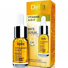 Delia Cosmetics 100% Hautserum mit Vitaminen A+E+F für reife Haut 10 ml