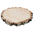 Beidseitig geschliffene Holzscheibe Birke 18 - 20 cm dick