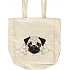 Albi Canvas Tasche mit Boden Doggy 43 x 41 x 1,5 cm