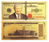 Talisman Gold Kunststoff-Banknote 1 00 000 USD