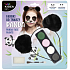 Kidea Panda Gesichtsfarben + Schwamm + Pinsel + Stirnband, Kreativ-Set