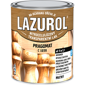 Lazurol Pragomat C1038 nitrocellulose Lack für Holz 750 ml