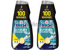 Finish Ultimate Lemon gel do myčky duopack 2 x 1 l