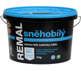 REMAL Schneeweiß hochweiße Wandfarbe, 4 kg