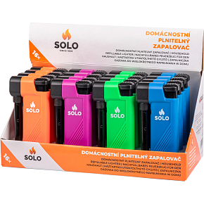 Solo drehbarer Feuerzeug, 19 cm, verschiedene Farben
