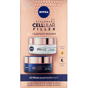 Nivea Hyaluron Cellular Elasticity Filler Geschenkeset Tages- & Nachtcreme, 50 + 50 g