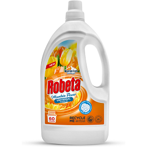 Robeta Mountain Flower universell Waschgel 3 l, 60 Wäschen Robeta Mountain Flower universell Waschgel 3 l, 60 Wäschen