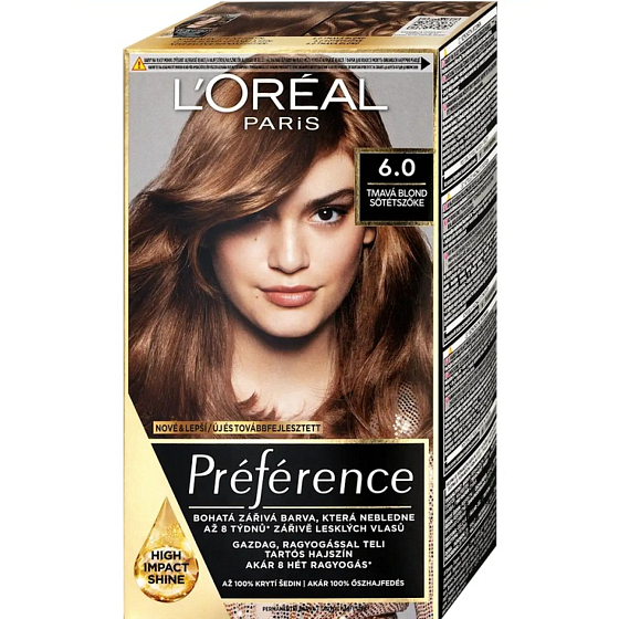 L'Oreál Paris Préférence Haarfarbe 6.0 Dunkelblond