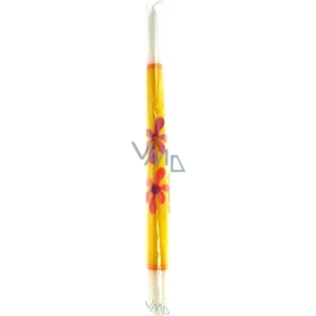 Anwendung Blumenmischung konische Kerze 30 cm