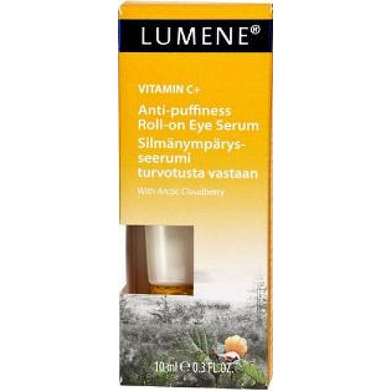 Lumene Vitamin C + Anti-Puffiness Roll-On Augenserum 10 ml
