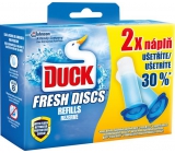 Duck Fresh Discs Sea-Duft-WC-Gel für hygienische Sauberkeit und Frische Ihrer Toilettenersatzfüllung 2x36 ml