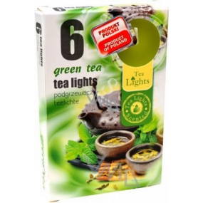 Teelichter Grüner Tee Duft-Tee-Kerzen 6 Stück