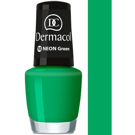 Dermacol Neon Polish Neon Nagellack 10 Neon Green 5 ml