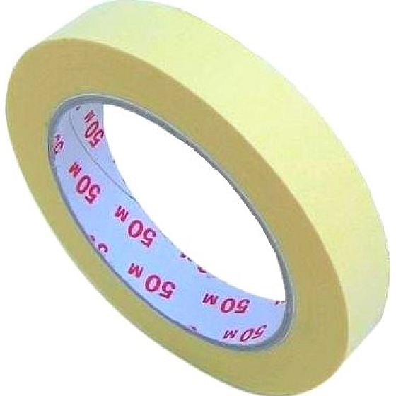 Perdix Klebeband bis 60 Grad 19 mm x 50 m Krepp