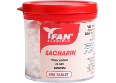 Fan Süßstoffe, Saccharin, Alternativsüßstoff, 800 Tabletten, 50 g