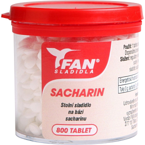 Fan Süßstoffe, Saccharin, Alternativsüßstoff, 800 Tabletten, 50 g Fan Süßstoffe, Saccharin, Alternativsüßstoff, 800 Tabletten, 50 g