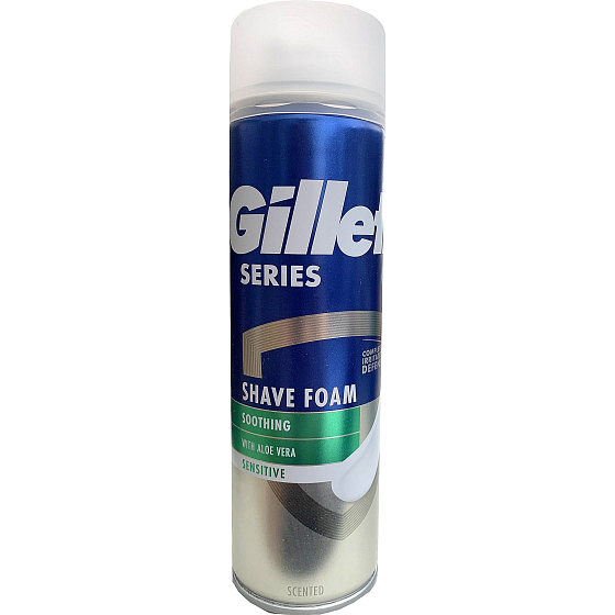 Gillette Series Sensitiver Rasierschaum für Männer 250 ml