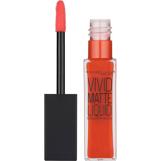Maybelline Color Sensational Vivid Matte Lippenstift Lipgloss 25 Orange Shot 7,7 ml