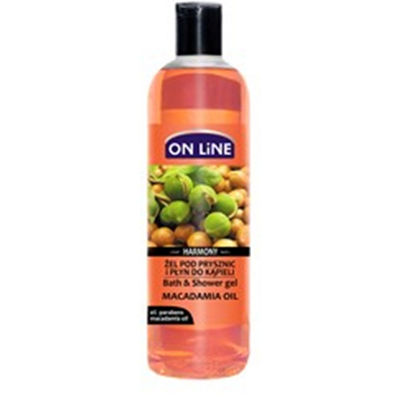 On Line Harmony Macadamia Oil Duschgel und Badeschaum 500 ml