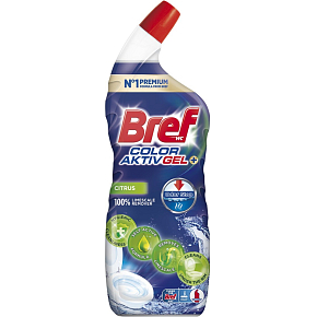 Bref WC Gel Excellence Gel Color Aktiv+ Citrus, 700 ml