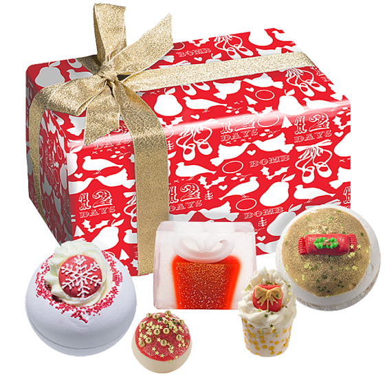 Bomb Cosmetics Weihnachtsgeschichte - Weihnachtsgeschichte ballistisch 2 x 160 g + Kugel 30 g + Block 50 g + Seife 100 g, Kosmetikset