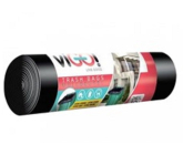 viGO! Müllsack schwarz, 48 µ, 240 Liter 116 x 150 cm 10 Stück