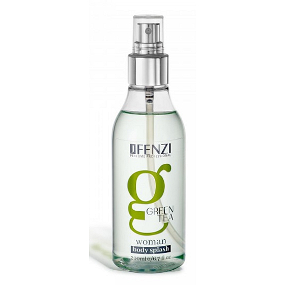 JFenzi Grüner Tee parfümiertes Körperspray für Frauen 200 ml