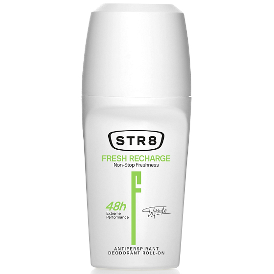 Str8 Fresh Recharge Ball Antitranspirant Deodorant Roll-On für Männer 50 ml