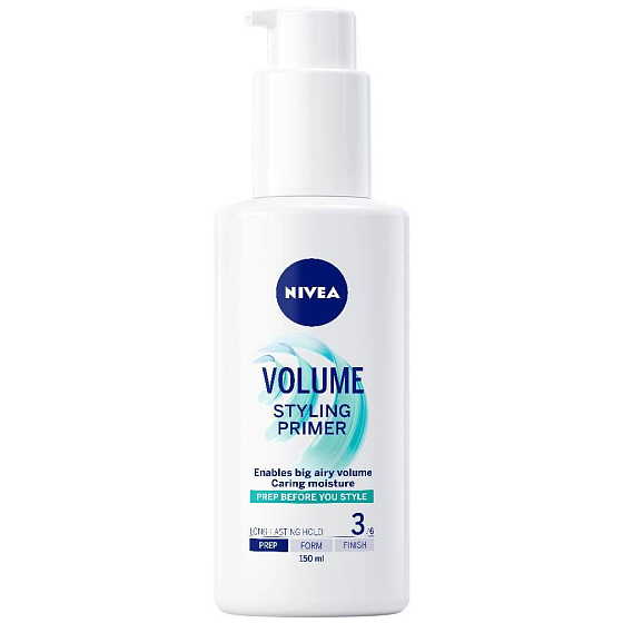 Nivea Styling Primer Volumen Zubereitungsbasis für sichtbar mehr Volumen, schützt vor Hitze 150 ml