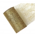 Dekoratives Netzband mit Glitzergold 15 cm x 270 cm