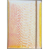 Albi Holographischer Block mit Gummiband Orange-Pink 19,5 x 14,2 x 1,5 cm