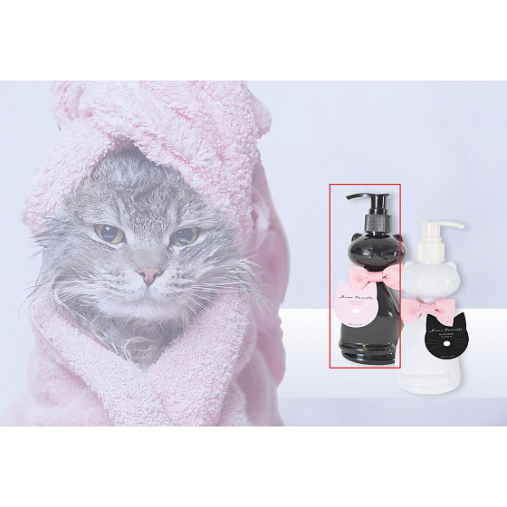 NeoCos Cat schwarzer sanfter Flüssigseifenspender 240 ml