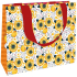 Nekupto Geschenkpapier Tasche 23 x 17,5 x 10 cm Orange Blumen