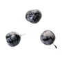 Obsidianflocke Troml-Anhänger Naturstein, 2,2-3 cm, 1 Stück, Stein des Heils