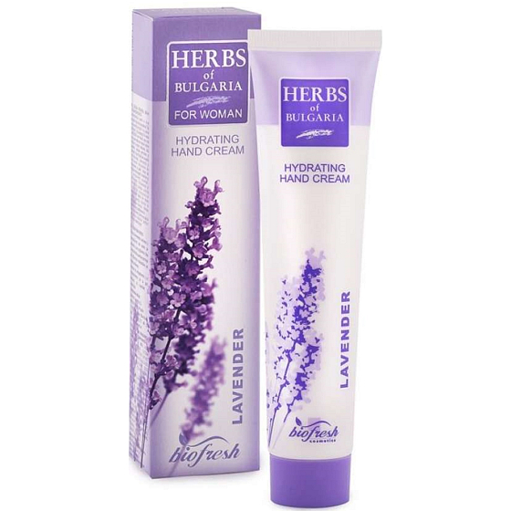 BioFresh Herbs of Bulgaria Lavendel feuchtigkeitsspendende Handcreme 75 ml