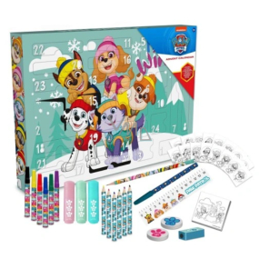 Paw Patrol Paw Patrol Adventskalender mit Schreibwaren 24 Stück