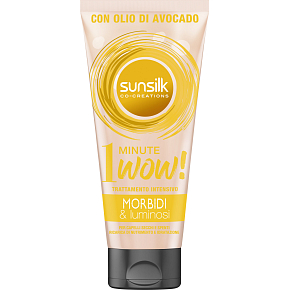 Sunsilk Maske für trockene Haare Morbidi E Luminosi 1 Minute Wow, 180 ml